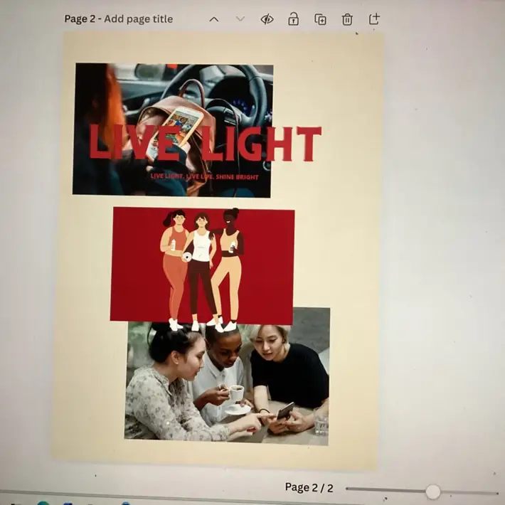 Live light prototype posters