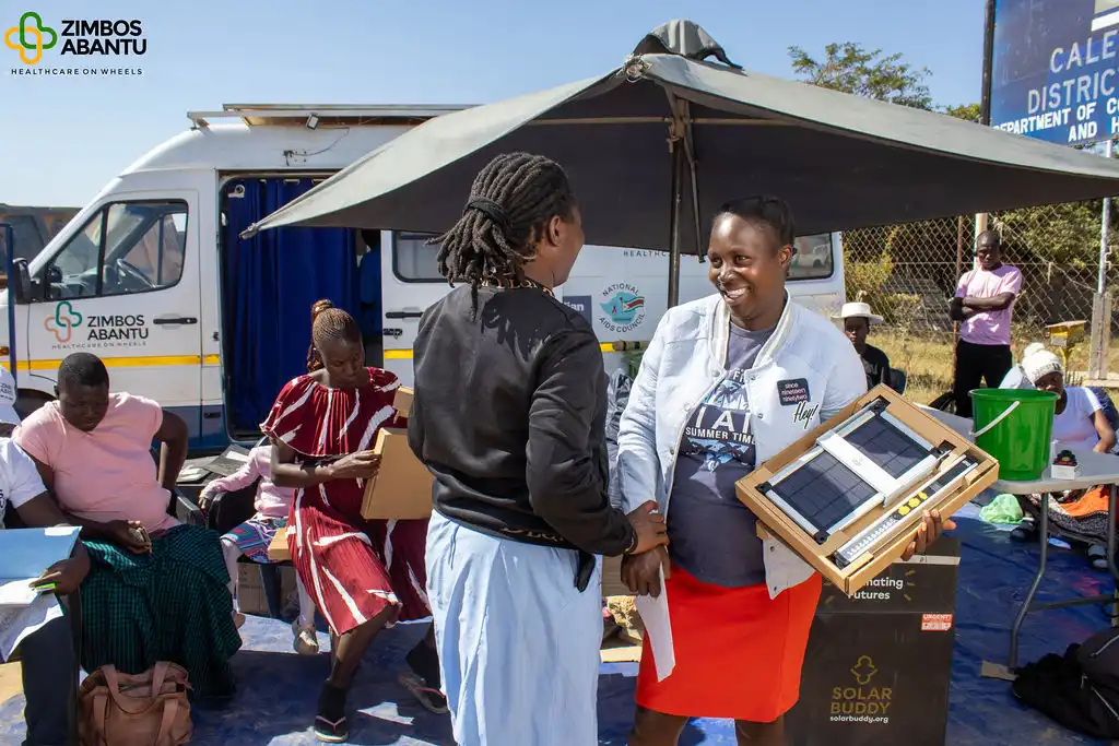 Receiving the student Buddy