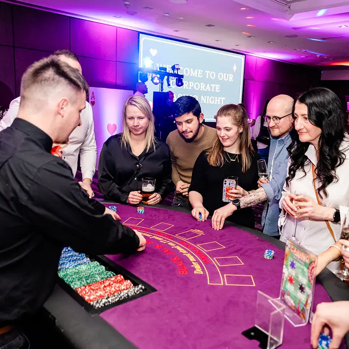 group at casino team building