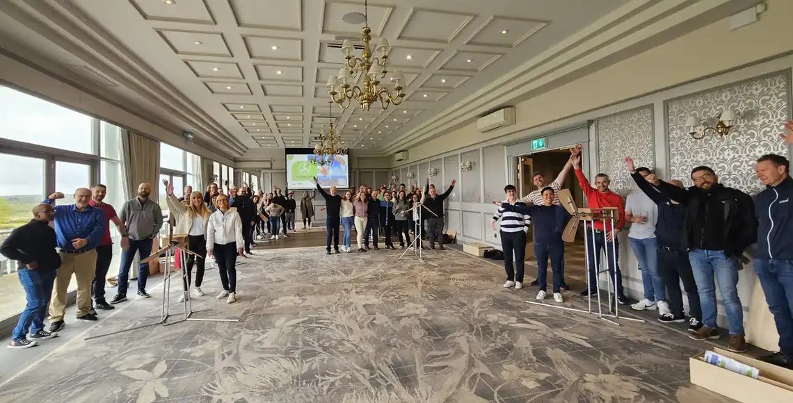 Wind Farm indoor team building activity in Galway