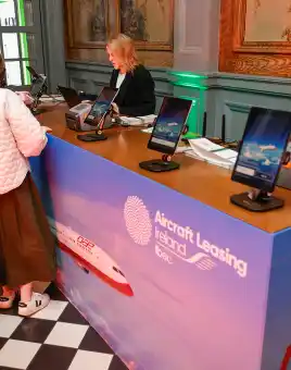 registration desk for conference from event management company ireland