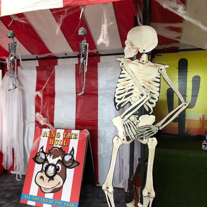 skeleton stall