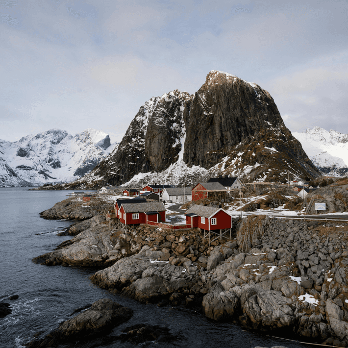 house on the slopes
