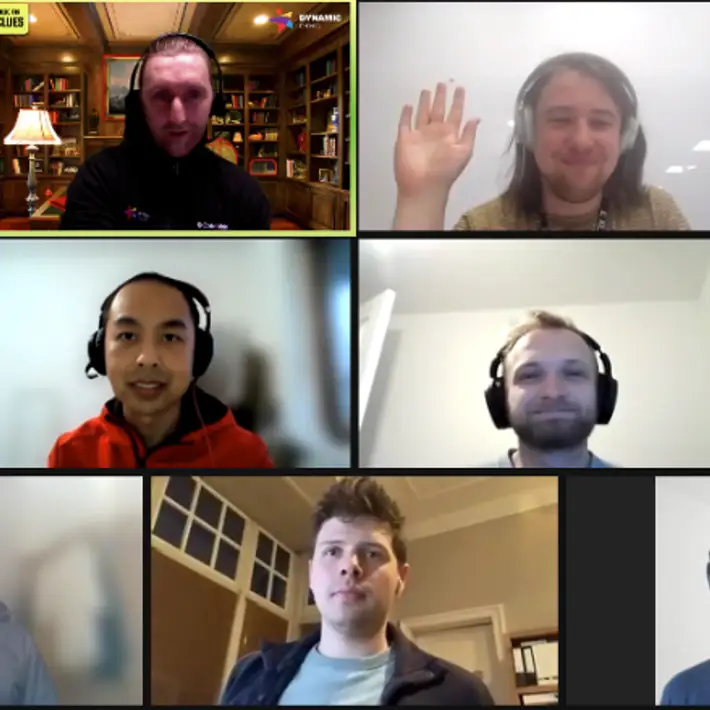 virtual escape room group photo