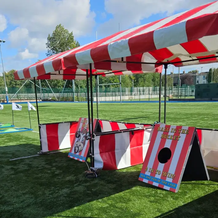 Some carnival games, for people to take part in the corporate family day event