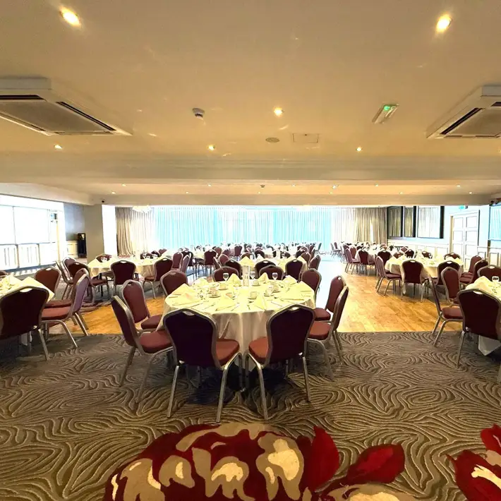 Dinner set up in the brandon House Hotel 