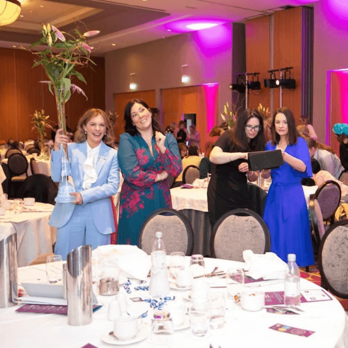 IWD Posing for photos