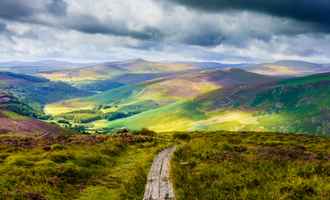Wicklow Mountains scenic landscape used for corporate team building and outdoor company events in Ireland