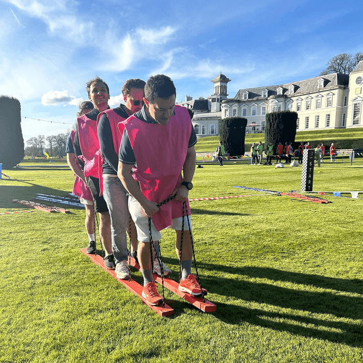 skiis celtic challenge team building activity