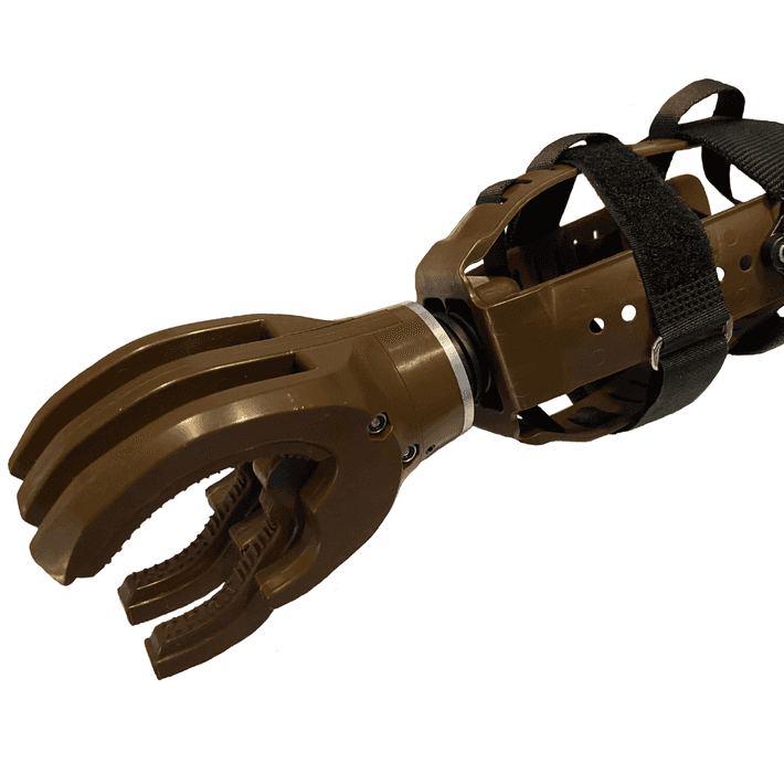 How the prosthetic hand looks