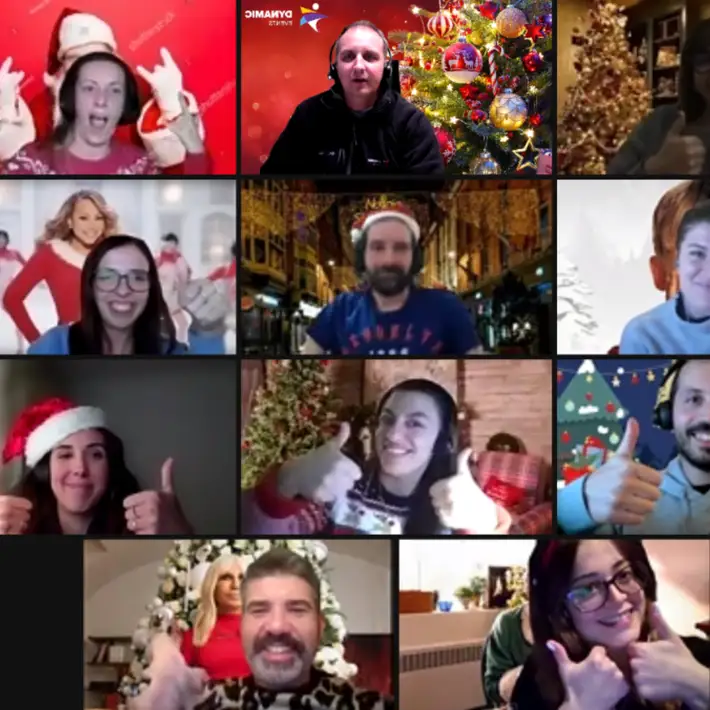 Virtual Game people smiling