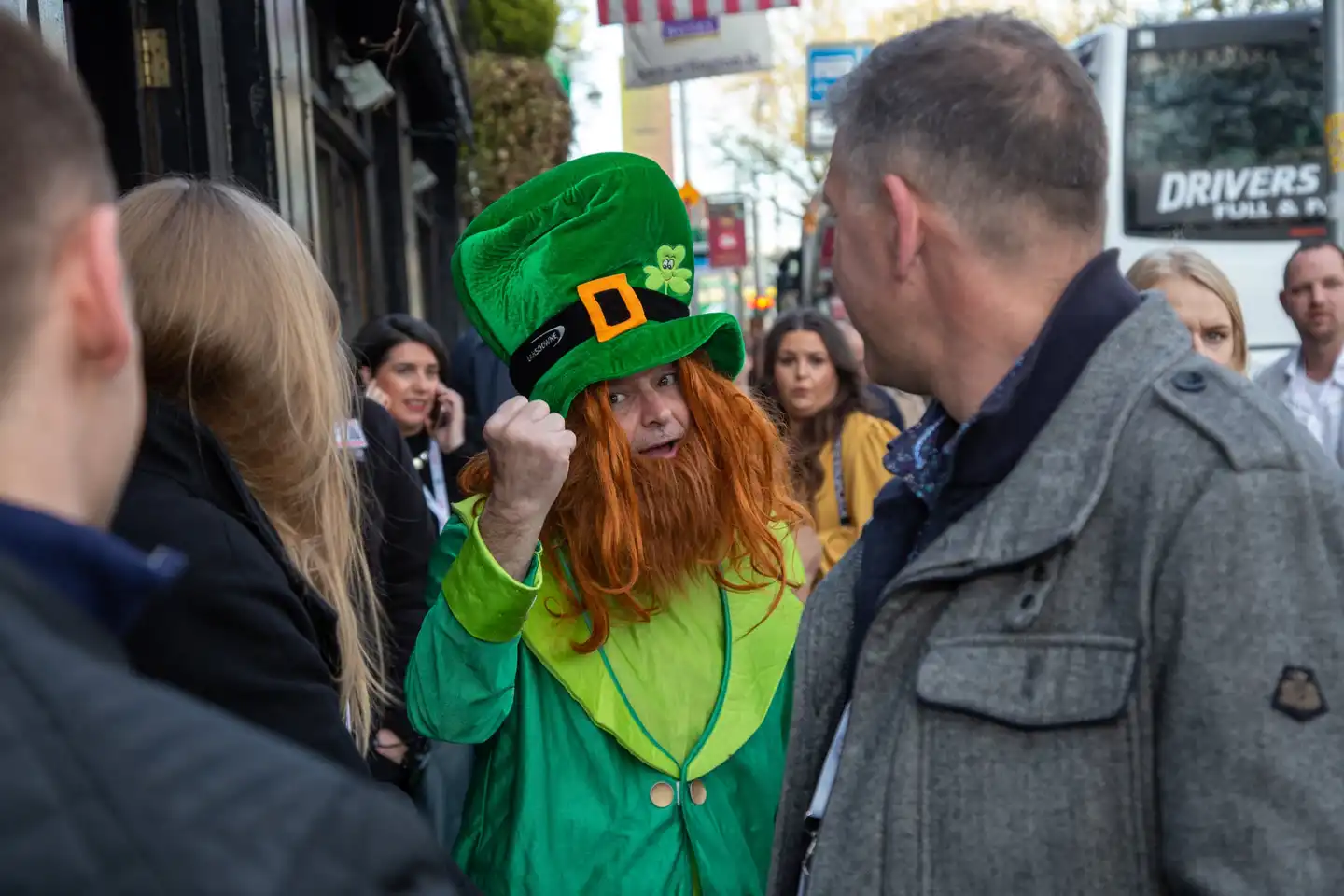 St. Patricks Day meet the city leprechaun 