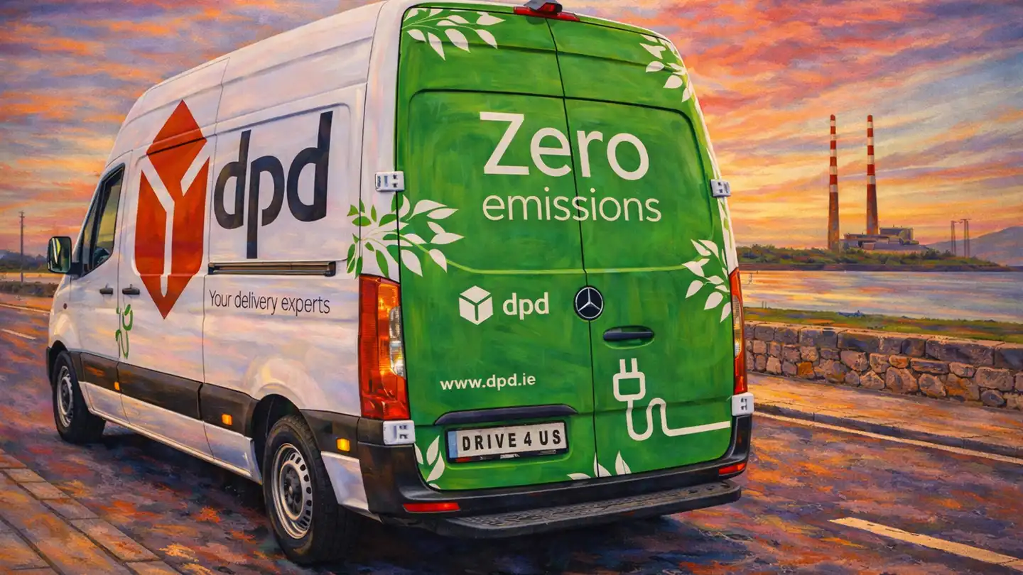 DPD Ireland team building Big Picture activity delivered by Dynamic Events in Galway with completed custom artwork