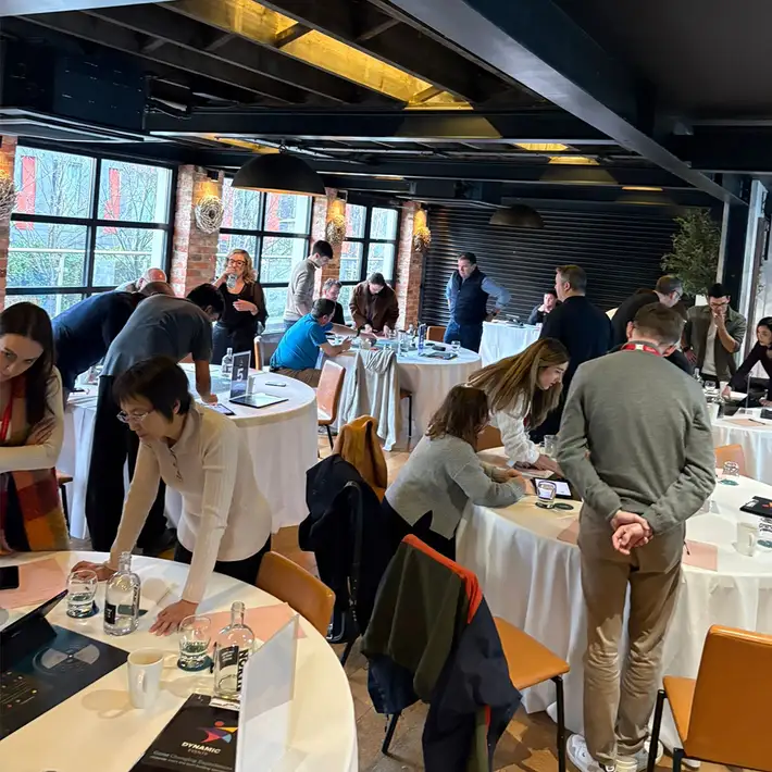 teams working together during a team development workshop in ireland