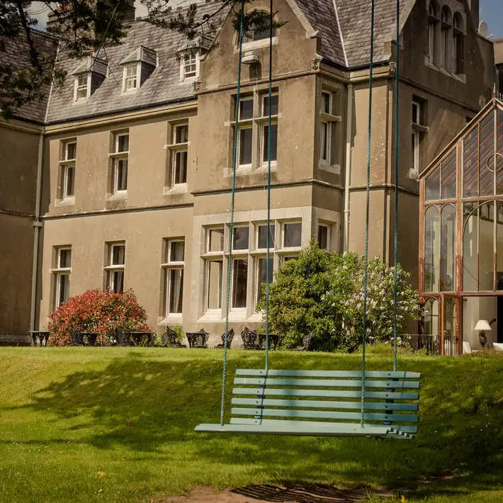 Chair swing hanging from tree | Corporate Team-Building Events at Cahernane House Hotel | Dynamic Events