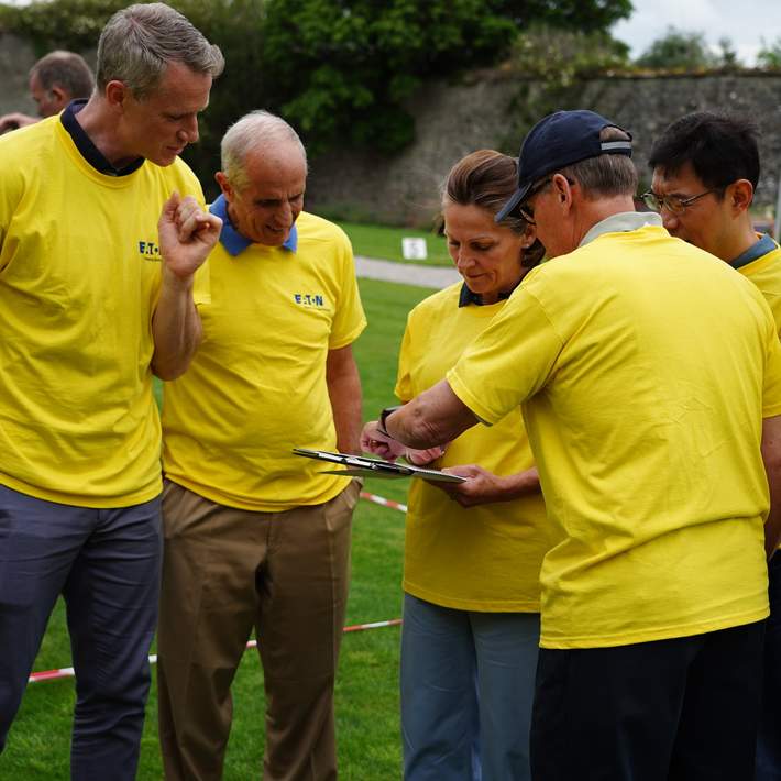 talking amongst the team