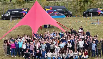 Moore Ireland staff summer event at Heritage Hotel Killenard with 160 employees from Cork, Dublin, Galway and Dún Laoghaire enjoying team training and outdoor team building activities organised by Dynamic Events Ireland