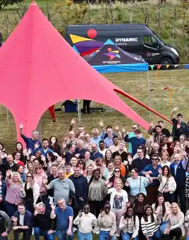 Moore Ireland staff summer event at Heritage Hotel Killenard with 160 employees from Cork, Dublin, Galway and Dún Laoghaire enjoying team training and outdoor team building activities organised by Dynamic Events Ireland