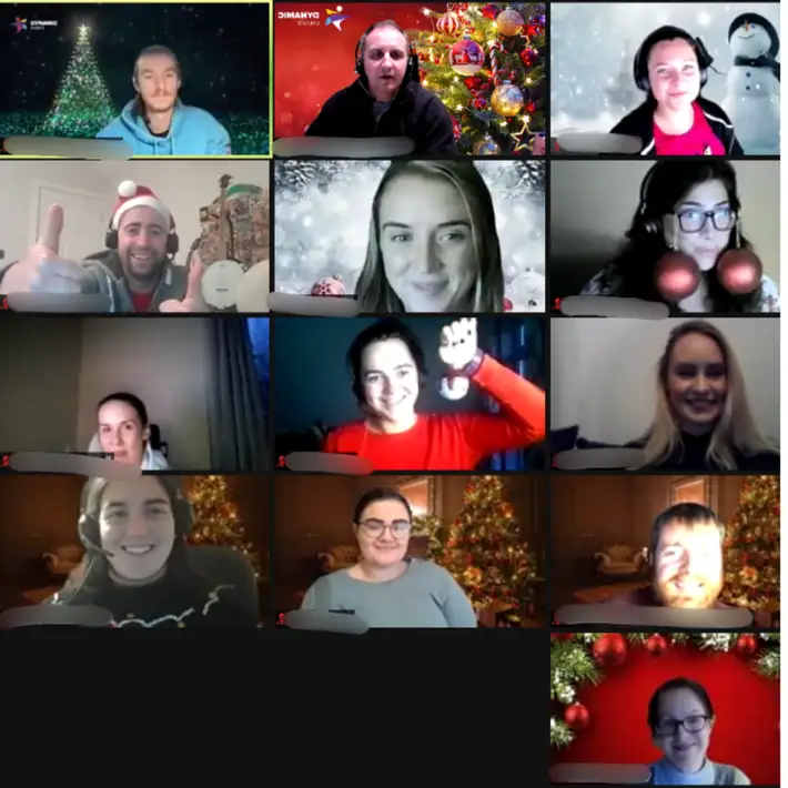 Virtual Game people smiling