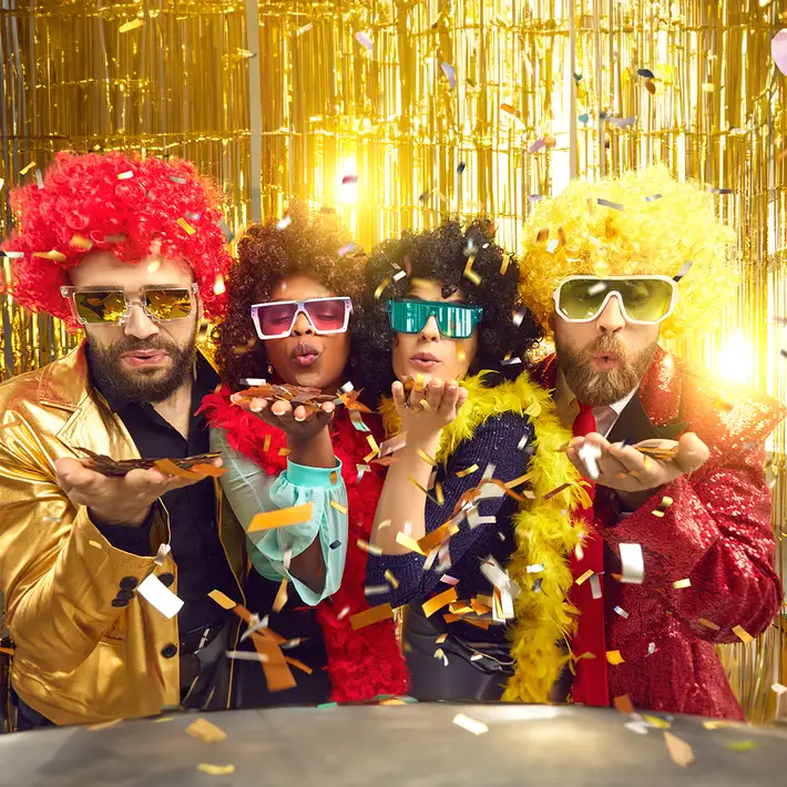 disco christmas party