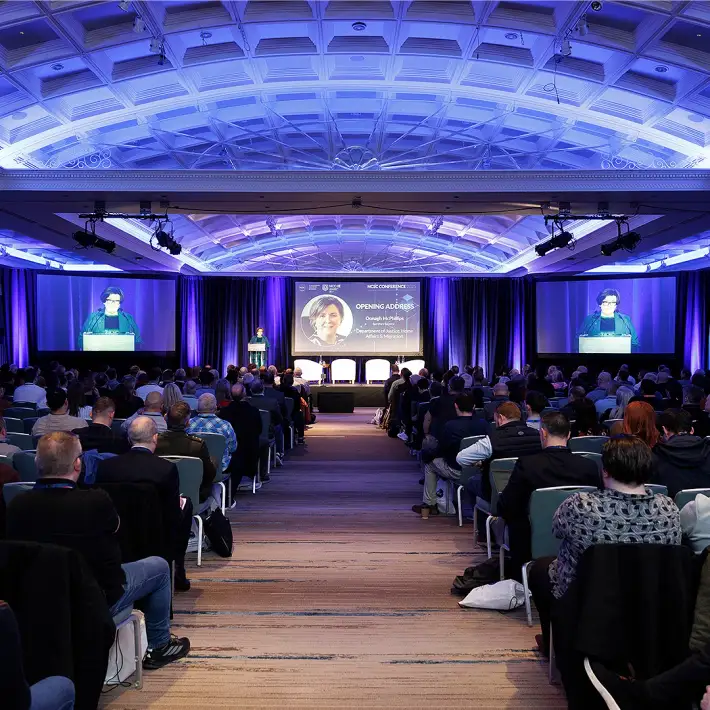 Full audience attending the NCSC National Cybersecurity Conference at the Clayton Hotel Dublin