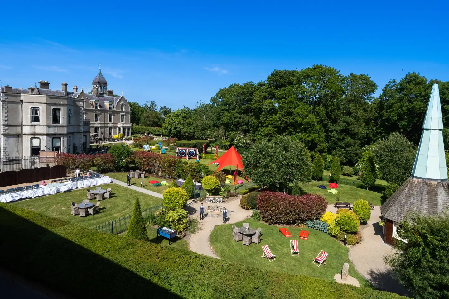 Corporate outdoor team building event in Kildare at a historic venue, ideal for companies in Naas, Newbridge, Maynooth and Kildare Town.