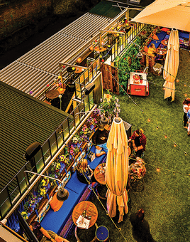 aerial view of outdoor area of 101 limerick perfect for corporate event