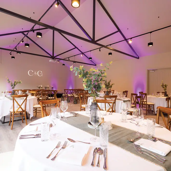 gala dinner set up at voco the club county kildare