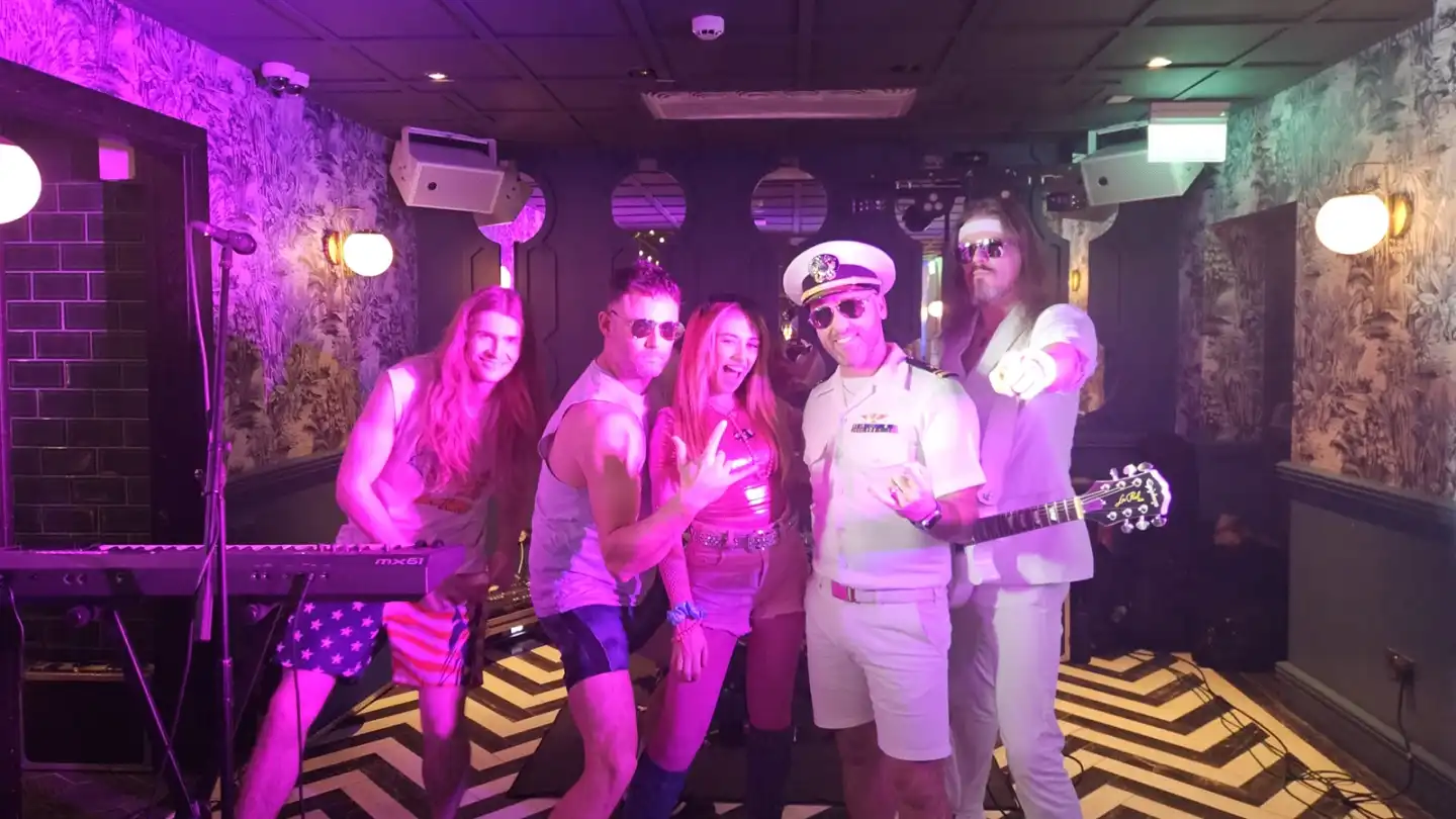 Spring Break Band at corporate christmas party