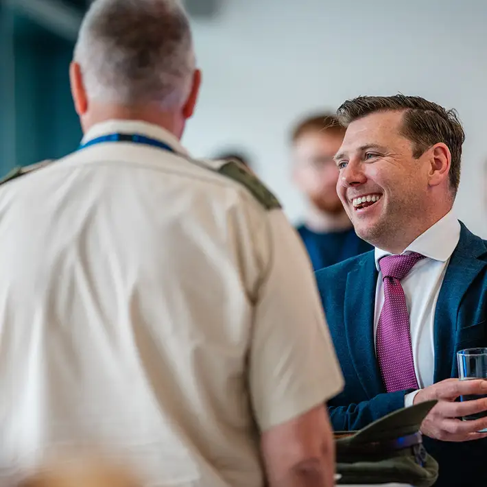 people enjoying networking at conference