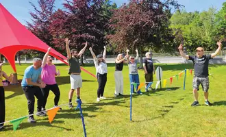 outdoor Sports Day team building event for irish corporate teams