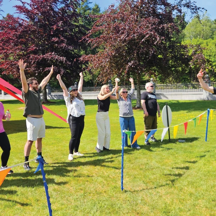 outdoor Sports Day team building event for irish corporate teams