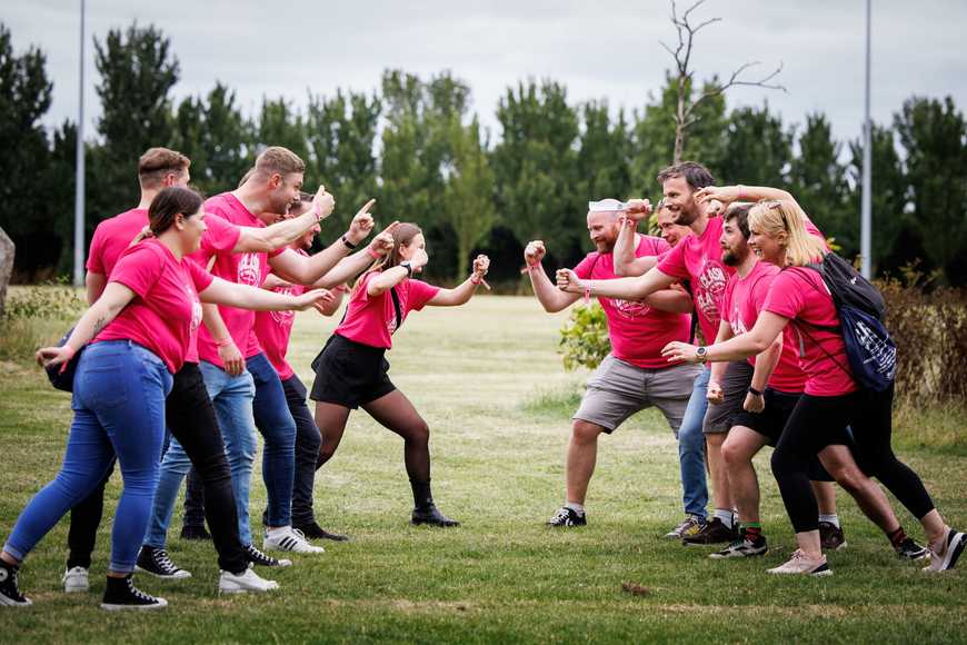Outdoor corporate team building limerick