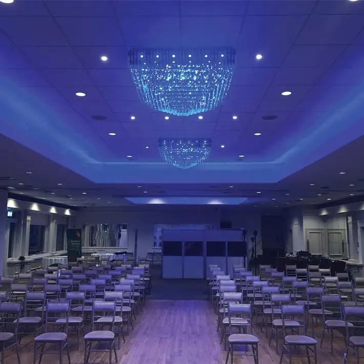 conference room set up at the connemara coast hotel galway
