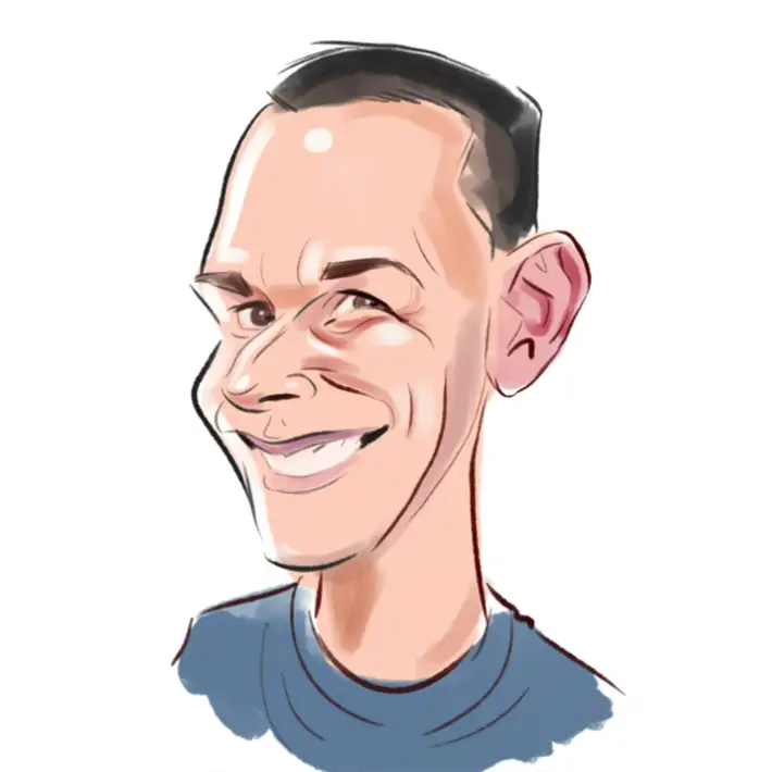 Online Caricatures virtual corporate workshop
