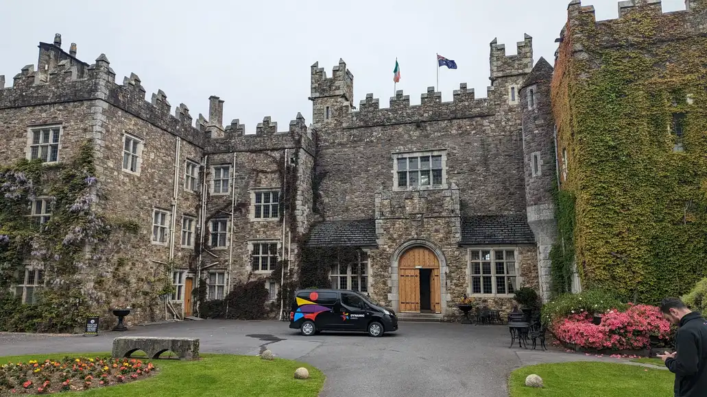 Dynamic Events Ireland van in waterford