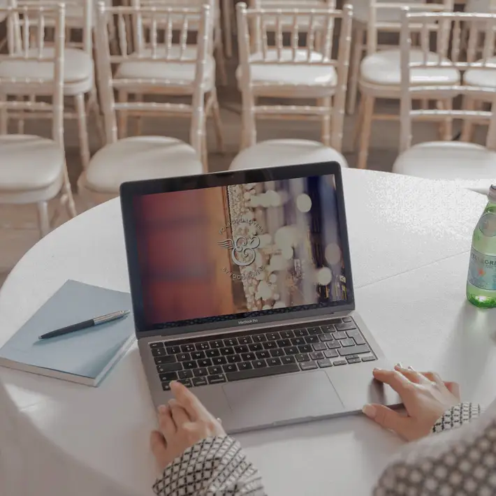 Plan your corporate team building session at Fallon & Byrne presentation on a laptop | Dynamic Events