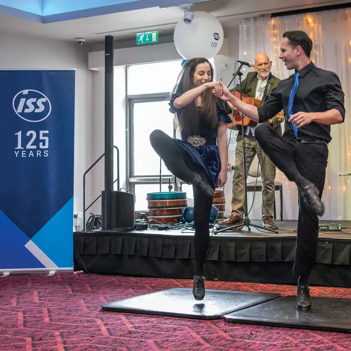 irish dancers at corporate event
