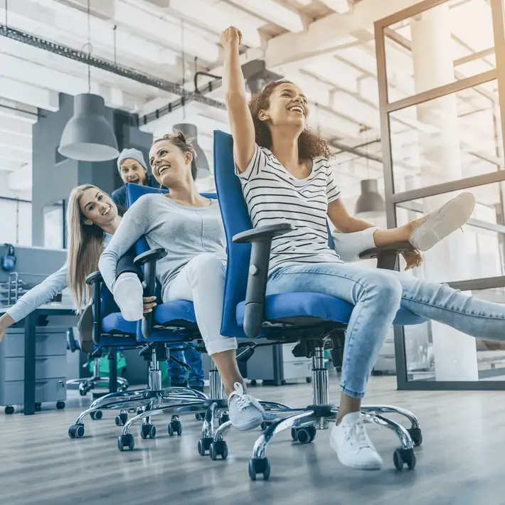 participants having fun