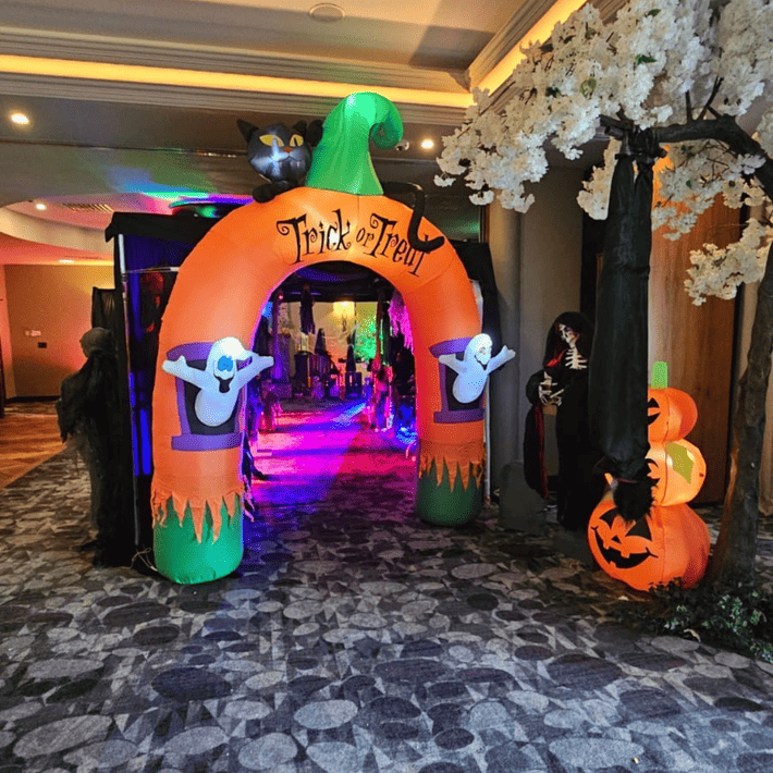 Walkway into the spooky tunnel