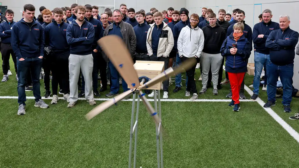 wind farm graduate team building activity ireland