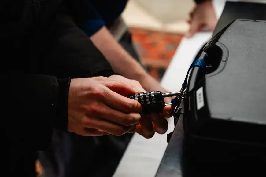 problem solving team building challenge during indoor winter event