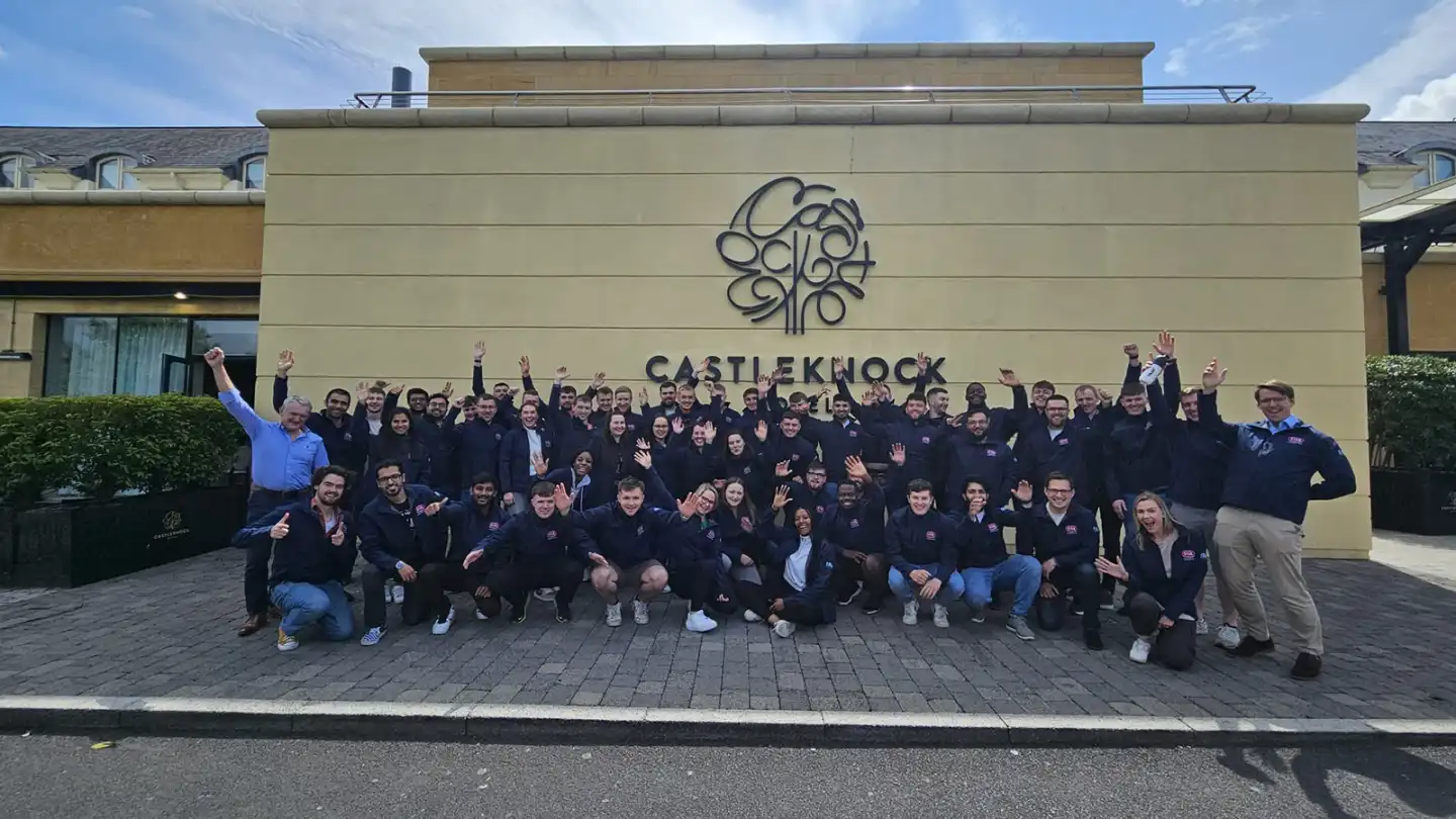 Sisk graduate programme team building event at Castleknock Hotel delivered by Dynamic Events