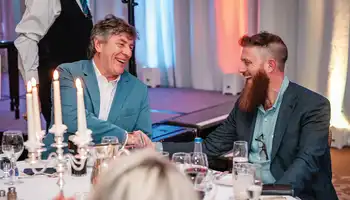 Richard Phelan and Niall O’Connor at Dynamic Events 30 year anniversary celebration in Dublin