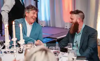 Richard Phelan and Niall O’Connor at Dynamic Events 30 year anniversary celebration in Dublin