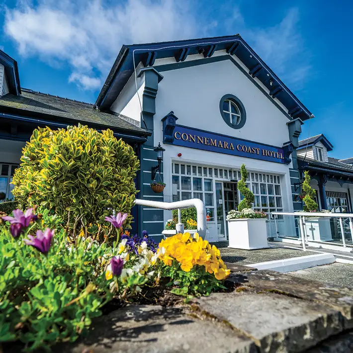 connemara coast hotel front view, ideal venue in galway for corporate events