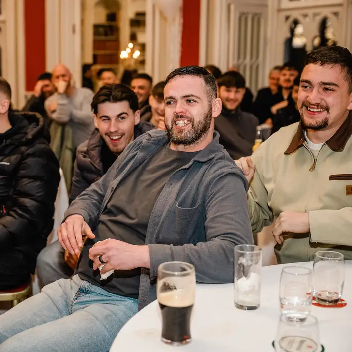 Employees enjoying company anniversary event at Slane Castle