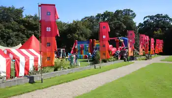 summer festival flags