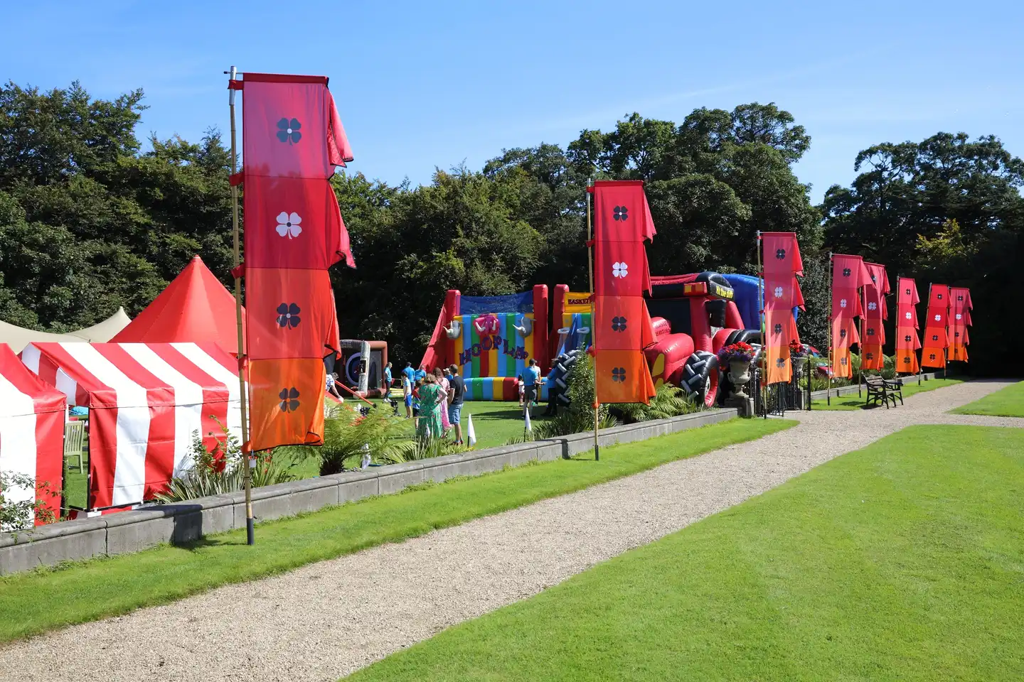 summer festival flags