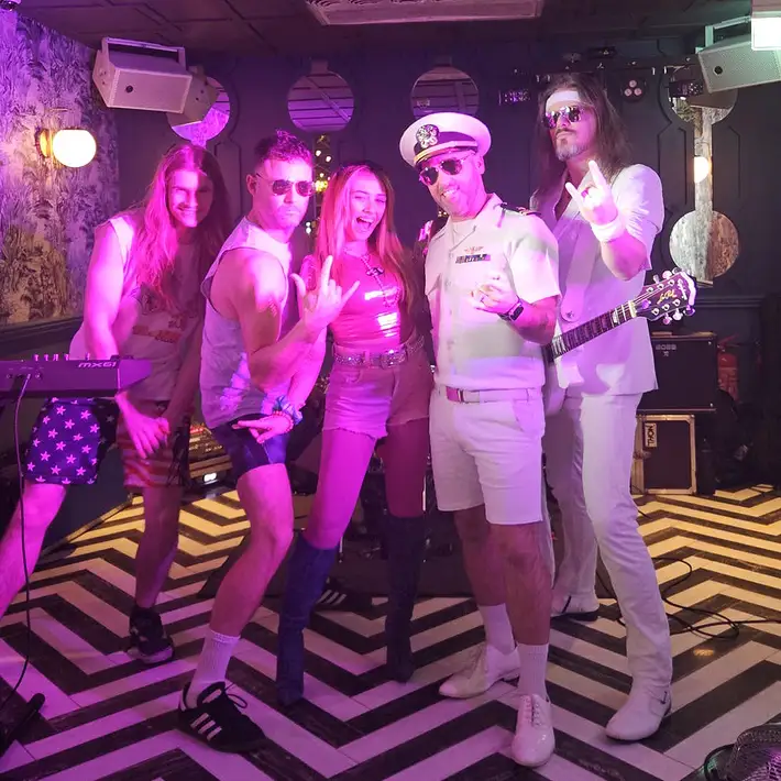 spring break band at corporate christmas party event